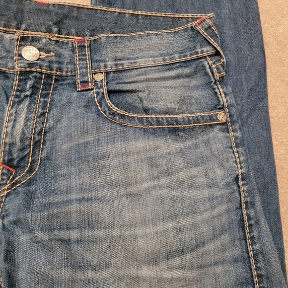 TRUE RELIGION Straight Natural Big T Men's Jean - Picture 5 of 12